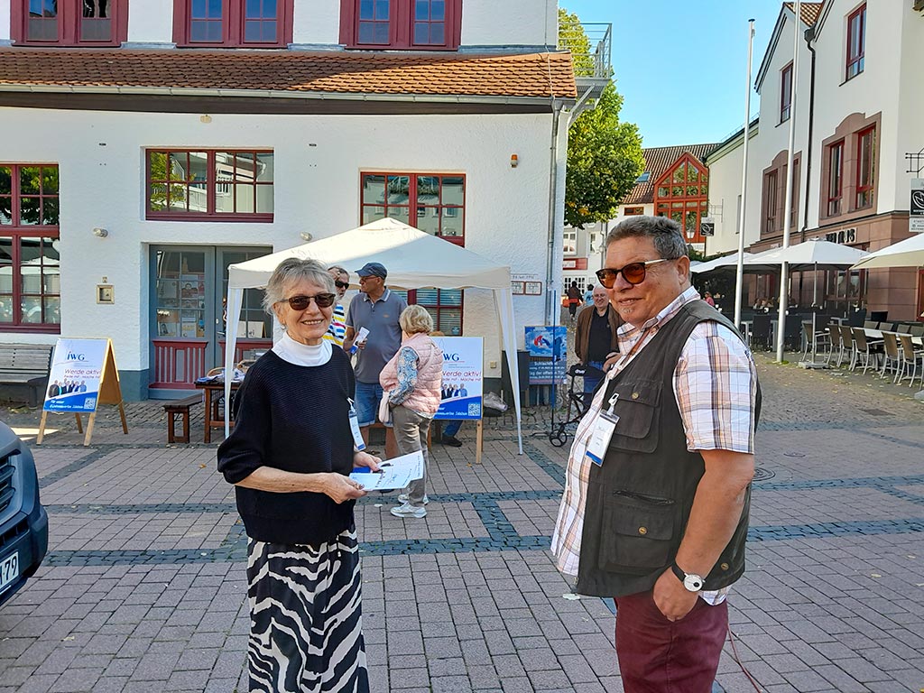 Stand der IWG auf dem Löherplatz